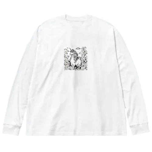 ユニコーン ビッグシルエットロングスリーブTシャツ