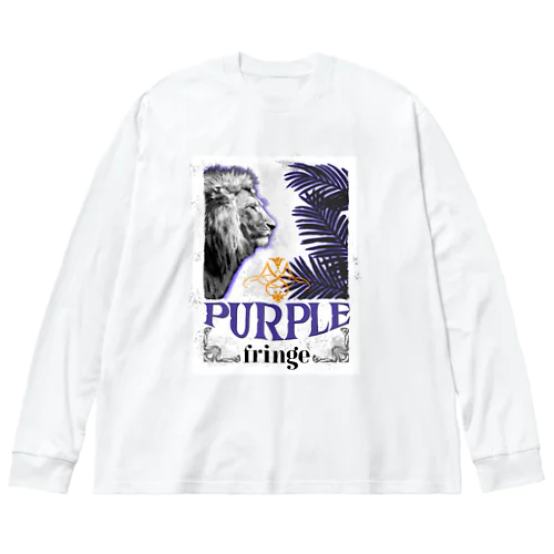 写真用語　パープルフリンジ Big Long Sleeve T-Shirt