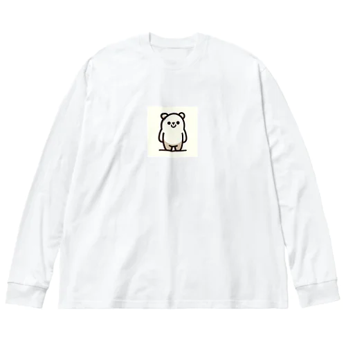 ちょぼんbear ビッグシルエットロングスリーブTシャツ