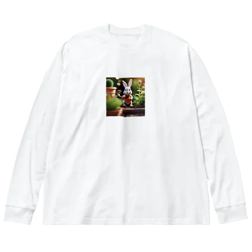 うさぎのMokoちゃん Big Long Sleeve T-Shirt