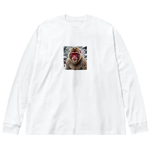 猿系 ビッグシルエットロングスリーブTシャツ