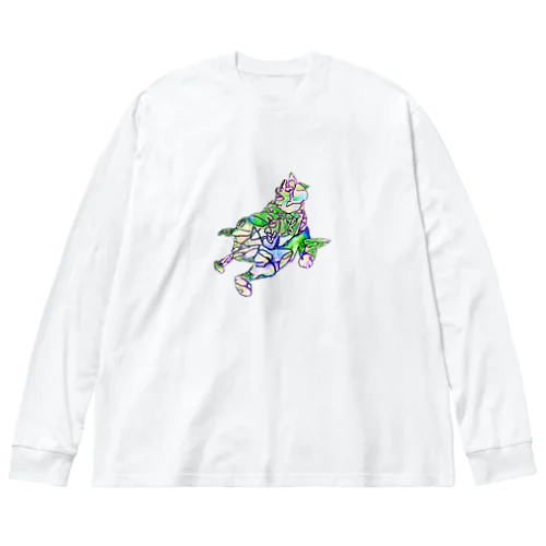 収納力の高い服が好き Big Long Sleeve T-Shirt