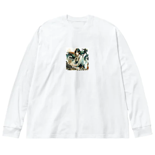 バイク女子サキ Big Long Sleeve T-Shirt