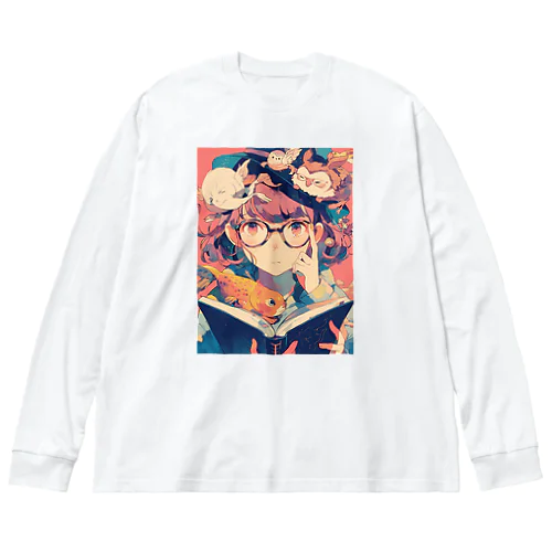 少女と読書週間　なでしこ1478 Big Long Sleeve T-Shirt