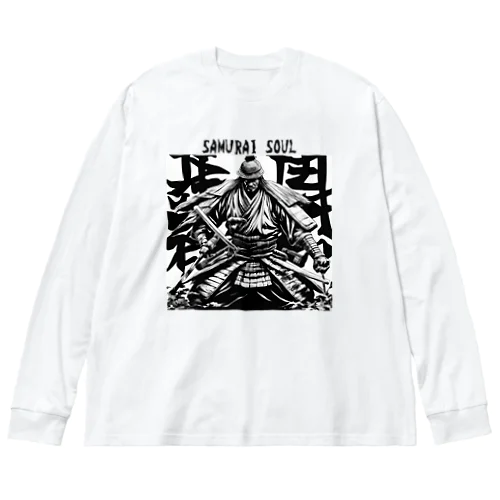 侍根性 ビッグシルエットロングスリーブTシャツ