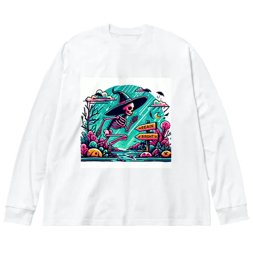 骸骨紳士シリーズ　雨ニモマケズ、風ニモマケズ Big Long Sleeve T-Shirt