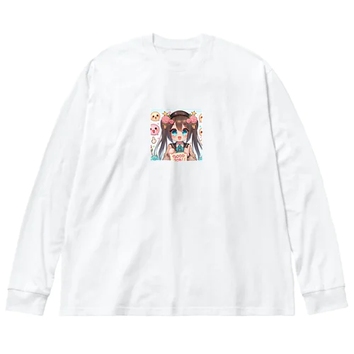 キュートなキャラクターがグッジョブを完璧に表現♪ Big Long Sleeve T-Shirt