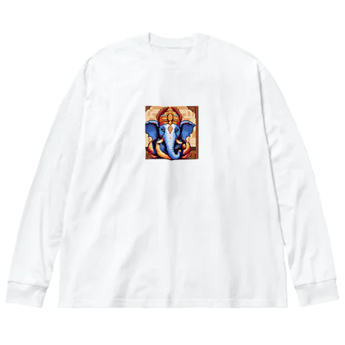 芸術的な才能を持つガネーシャ Big Long Sleeve T-Shirt