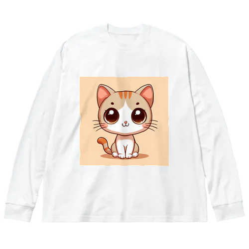 ねこニコばん ビッグシルエットロングスリーブTシャツ