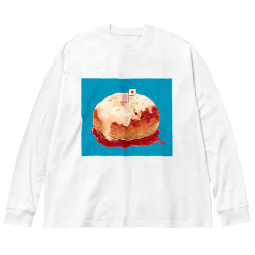 山登り ビッグシルエットロングスリーブTシャツ