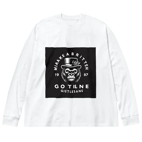 ジェントルなゴリラ ビッグシルエットロングスリーブTシャツ