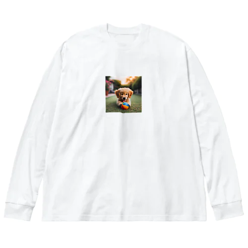 かわいい犬 Big Long Sleeve T-Shirt