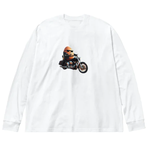 バイカーエッグ ビッグシルエットロングスリーブTシャツ