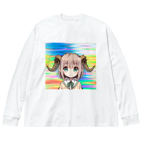 帝弼のドラゴンの女の子 ３ Big Long Sleeve T-Shirt