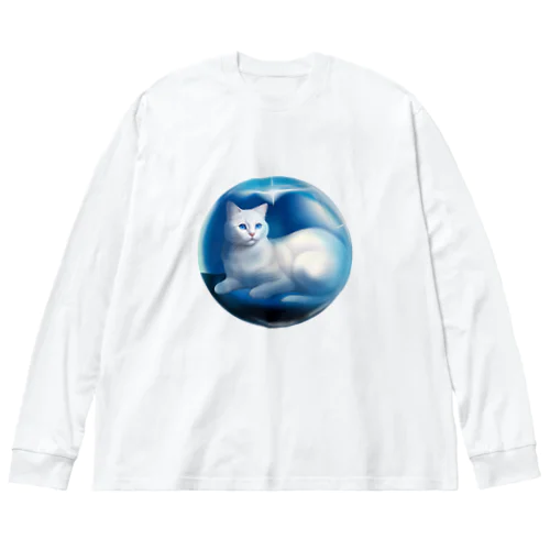 Secret CAT in your head 聖なる猫 Big Long Sleeve T-Shirt