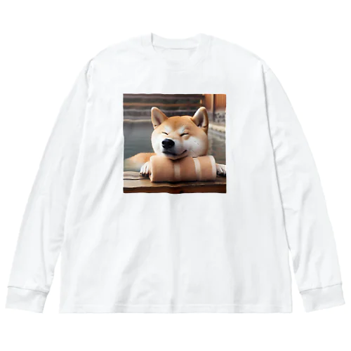 ほっこり柴犬 Big Long Sleeve T-Shirt