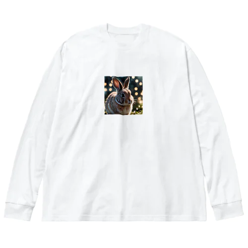 クリスタルウィンクうさぎ Big Long Sleeve T-Shirt