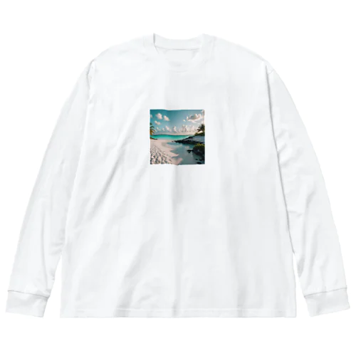 beach ビッグシルエットロングスリーブTシャツ