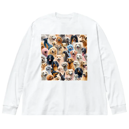 世界犬⑤ Big Long Sleeve T-Shirt