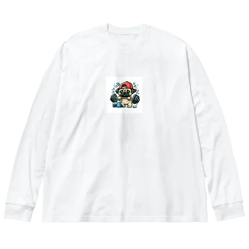 筋トレ パグ Big Long Sleeve T-Shirt