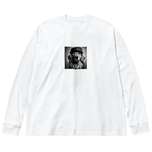 キャップ犬11 Big Long Sleeve T-Shirt