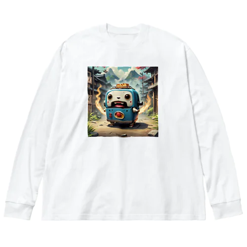 トースター妖怪　こげちん Big Long Sleeve T-Shirt