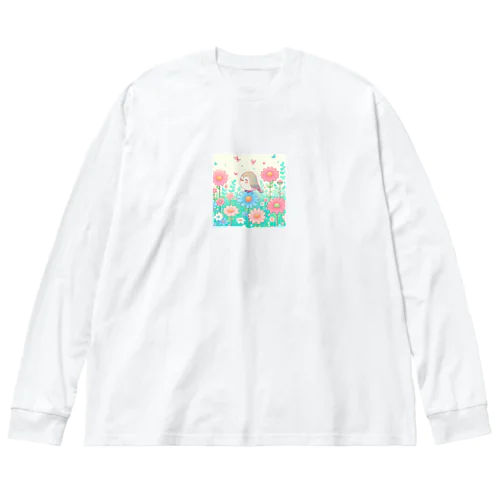 小鳥のさえずり Big Long Sleeve T-Shirt