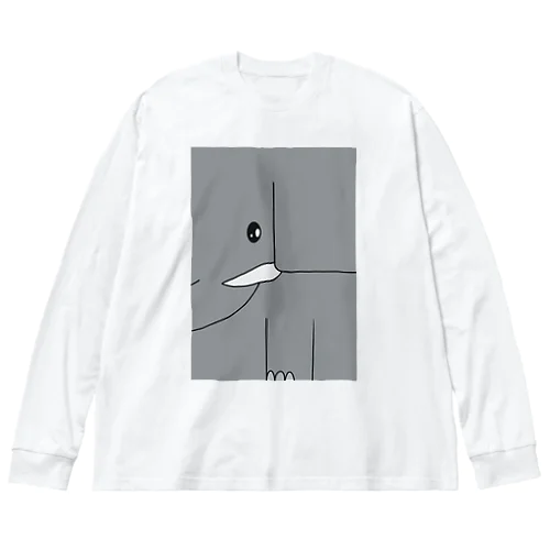 ぞうさん Big Long Sleeve T-Shirt