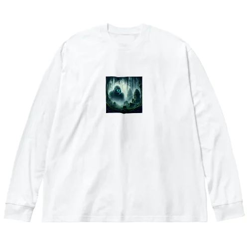 神秘的なゴリラ Big Long Sleeve T-Shirt