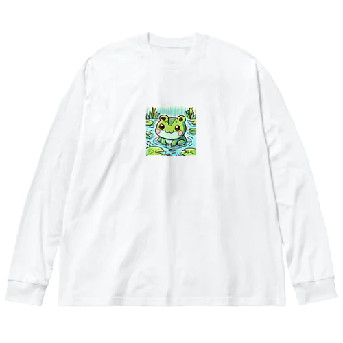 ちょっと変わったカエル Big Long Sleeve T-Shirt