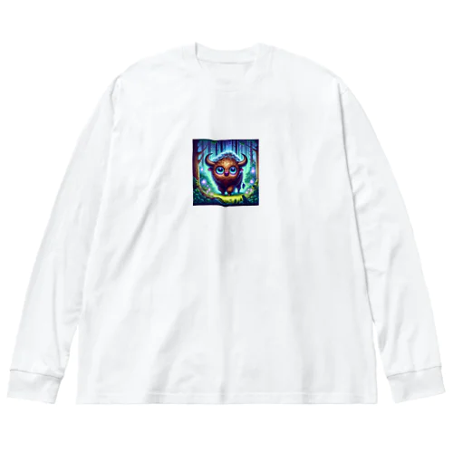 不気味で可愛いバイソン001 Big Long Sleeve T-Shirt