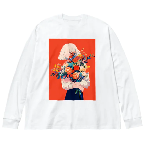 花束をあなたに　Hime  2530 ビッグシルエットロングスリーブTシャツ