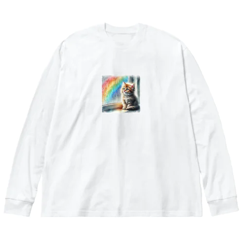 猫 Big Long Sleeve T-Shirt