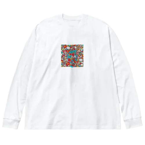 らぶり ビッグシルエットロングスリーブTシャツ