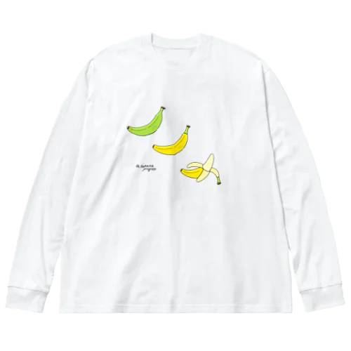 a banana progress ビッグシルエットロングスリーブTシャツ