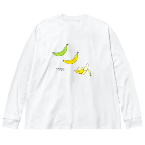 a banana progress 루즈핏 롱 슬리브 티셔츠