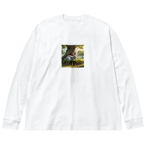 森のうさぎ Big Long Sleeve T-Shirt