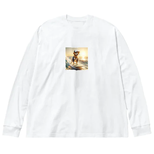 キャップ犬19 ビッグシルエットロングスリーブTシャツ