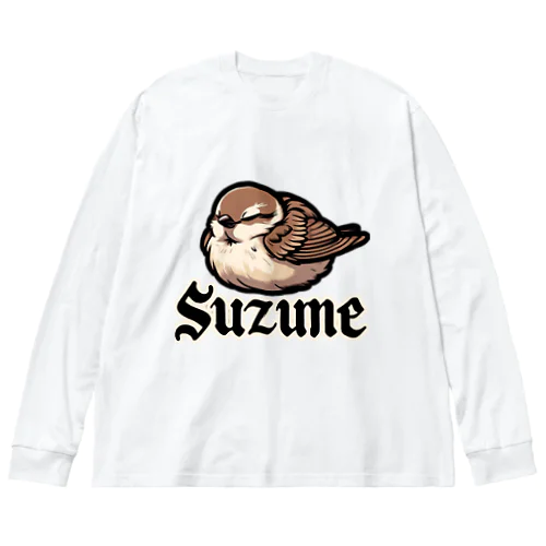 SUZUME（AI生成） ビッグシルエットロングスリーブTシャツ