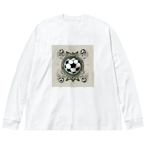 オリジナルサッカーロゴ ビッグシルエットロングスリーブTシャツ