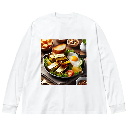 あさごはん ビッグシルエットロングスリーブTシャツ