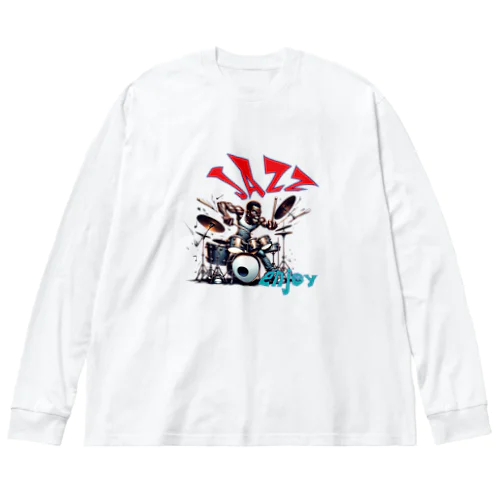 ビート・ブラスト・ドラマー Big Long Sleeve T-Shirt