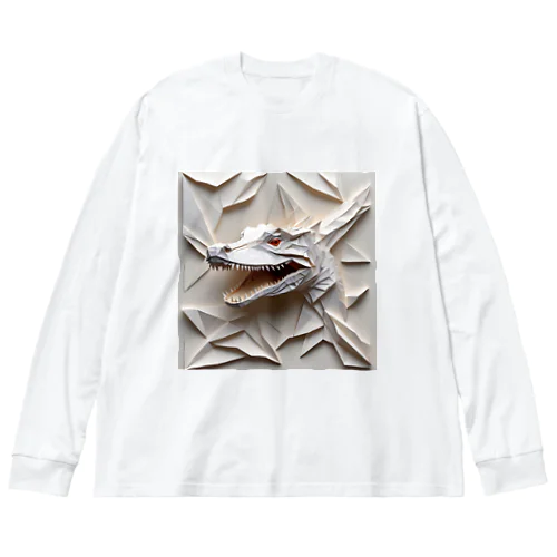 アルビノカイマン Big Long Sleeve T-Shirt