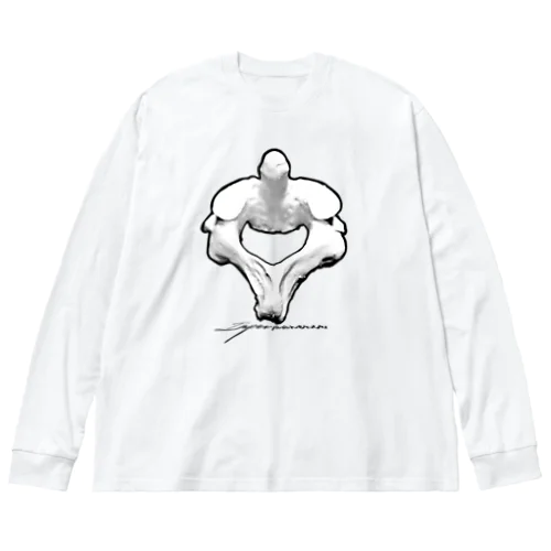 しょぎょうむじょう(しろ) Big Long Sleeve T-Shirt