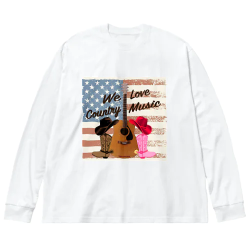 2024 Country Music ビッグシルエットロングスリーブTシャツ