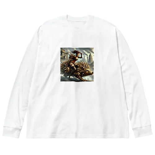 赤（セキ）の国の戦闘員 Big Long Sleeve T-Shirt