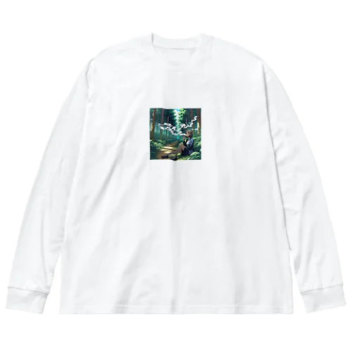 仕事休憩 Big Long Sleeve T-Shirt