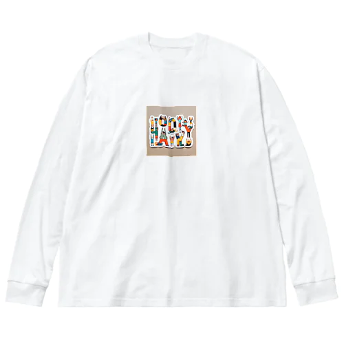 おめでとう　！ ビッグシルエットロングスリーブTシャツ