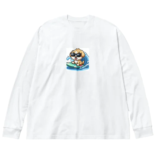 ふてくされワン ビッグシルエットロングスリーブTシャツ