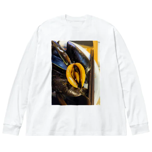 ムール貝 Big Long Sleeve T-Shirt